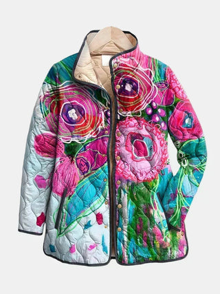 Arianne | Elegancka kurtka w kwiatowy wzór