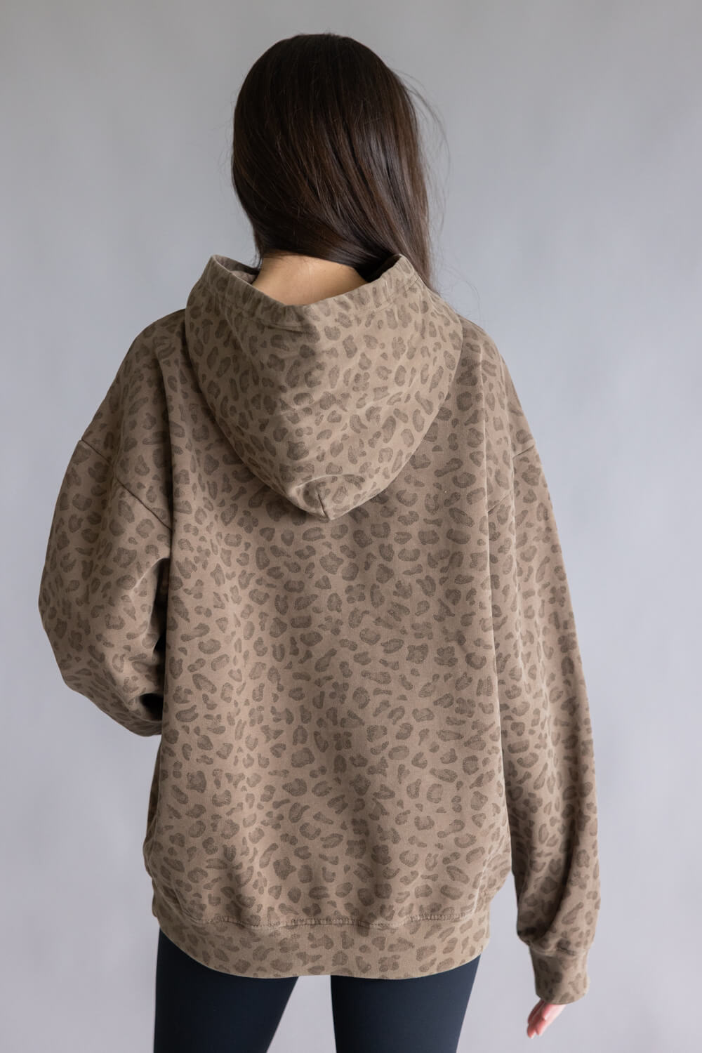 Wzór w panterkę | Vintage Hoodie dla kobiet