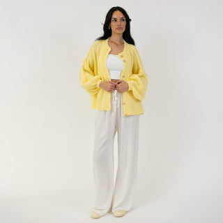 Krótki oversize’owy kardigan “CozyGlam”