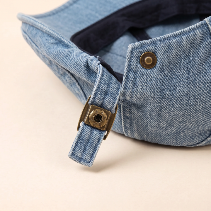 Czapka z denimu stonewash