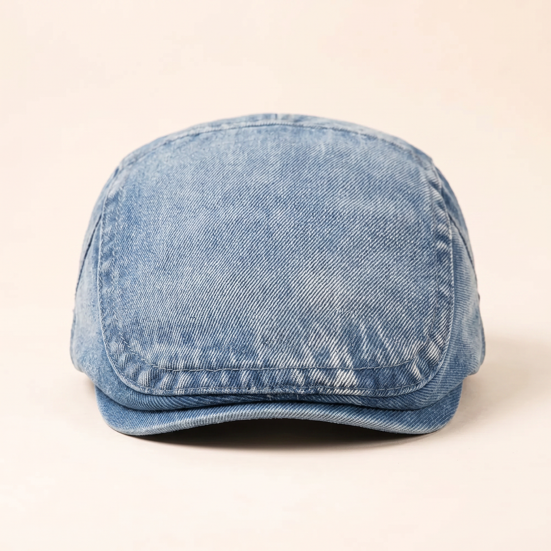 Czapka z denimu stonewash