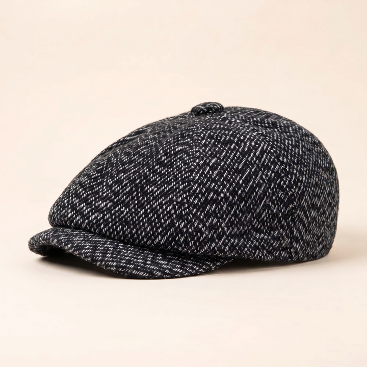 Czapka Newsboy z Tweedu