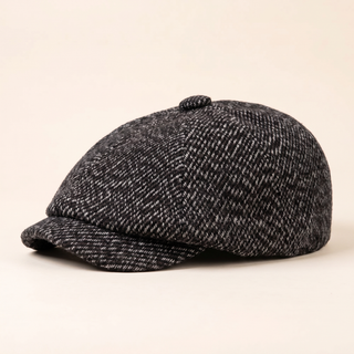 Czapka Newsboy z Tweedu