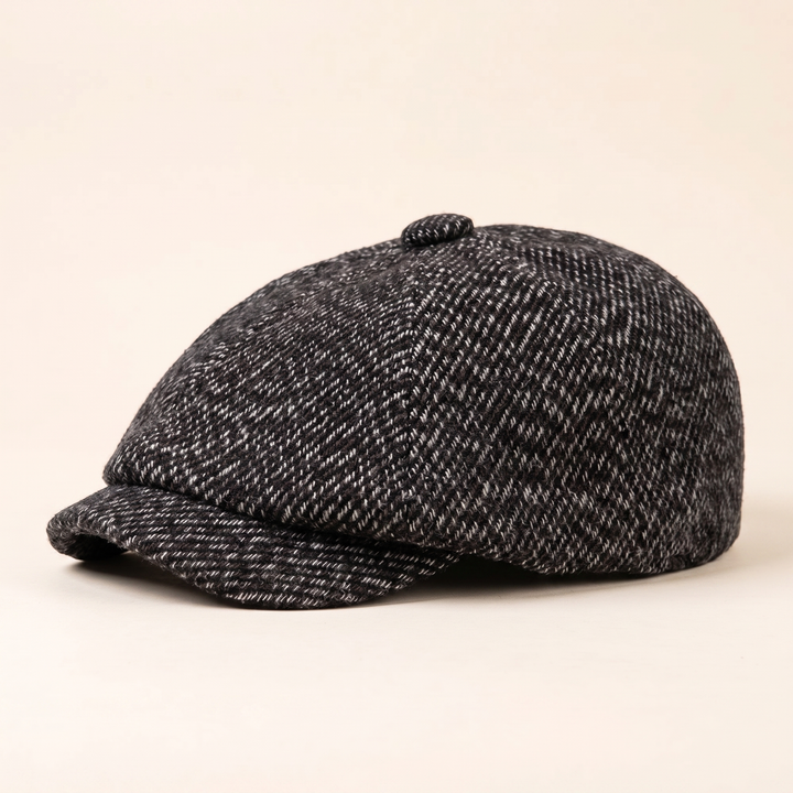 Czapka Newsboy z Tweedu