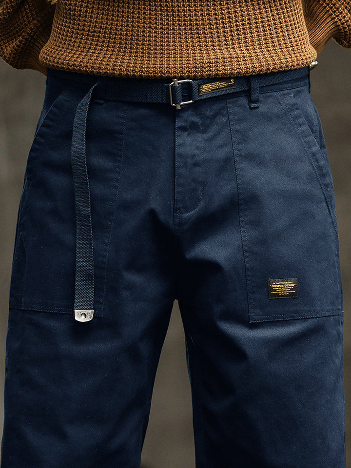 Marcin | Męskie casualowe spodnie utility w stylu vintage