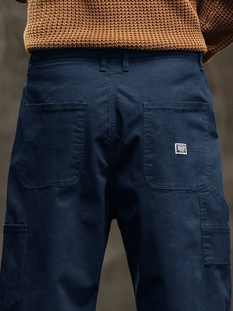 Marcin | Męskie casualowe spodnie utility w stylu vintage