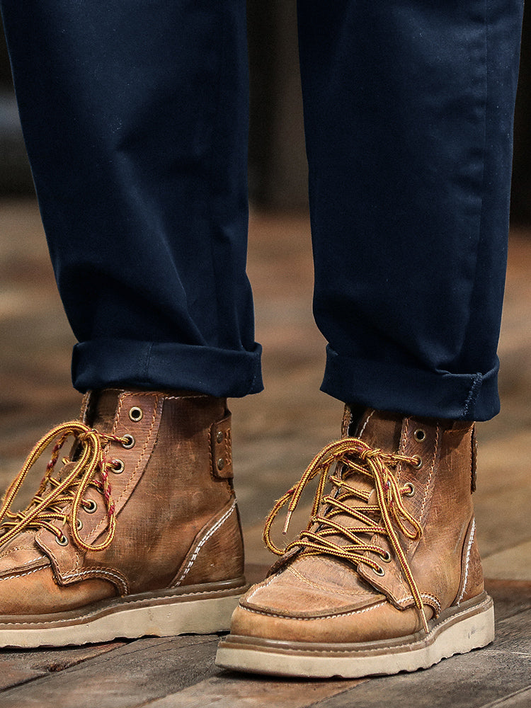 Marcin | Męskie casualowe spodnie utility w stylu vintage