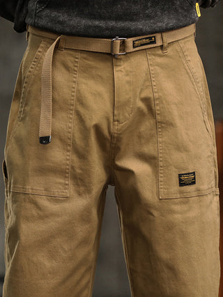 Marcin | Męskie casualowe spodnie utility w stylu vintage