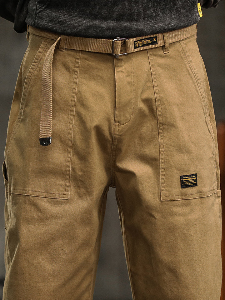 Marcin | Męskie casualowe spodnie utility w stylu vintage