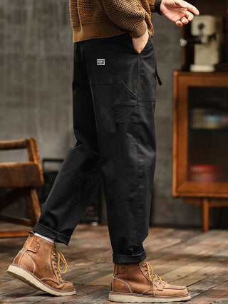 Marcin | Męskie casualowe spodnie utility w stylu vintage