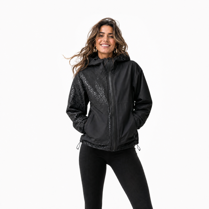 Savannah | Kurtka przeciwdeszczowa z ukrytym wzorem gepardzim