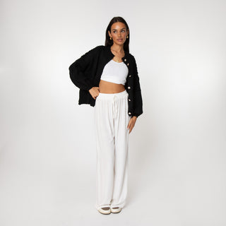 Krótki oversize’owy kardigan “CozyGlam”