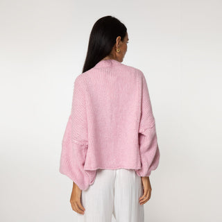 Krótki oversize’owy kardigan “CozyGlam”